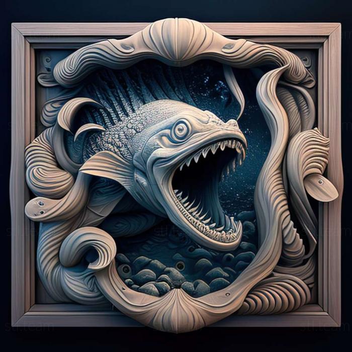 3D model sea monster (STL)